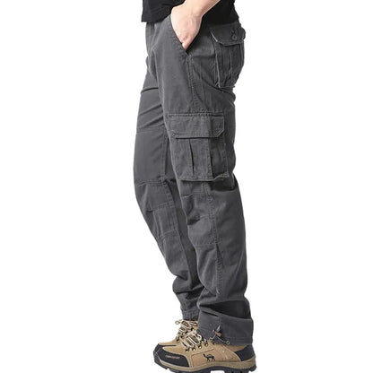 サミー・ジャクソン™ カジュアルカーゴパンツ | 大容量ポケット付きコットン製