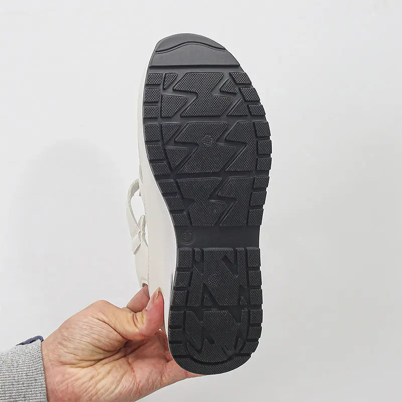 Cutout Design Platform Sandals