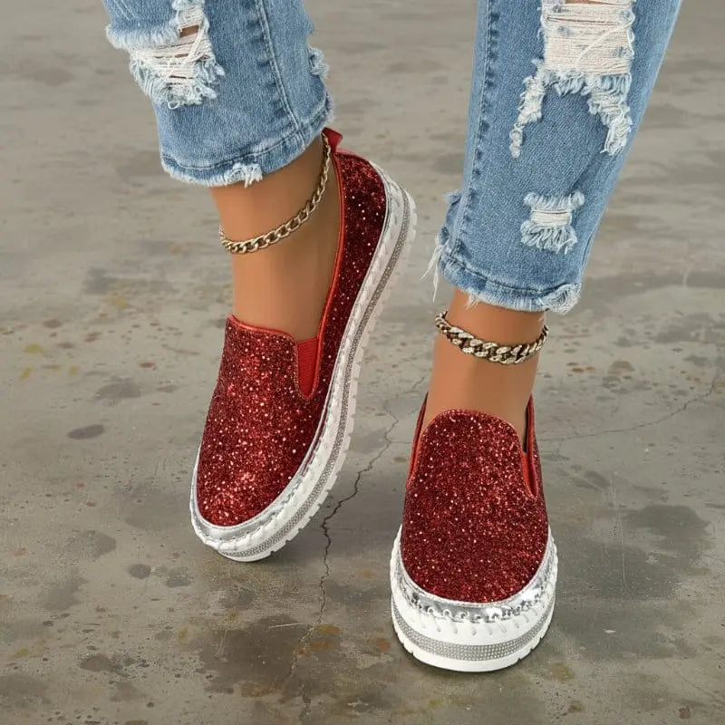 Slip-On Platform Flats