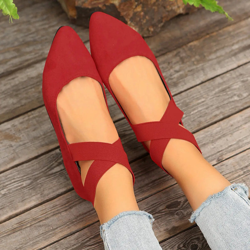 Flexible Strap Wedge Flats
