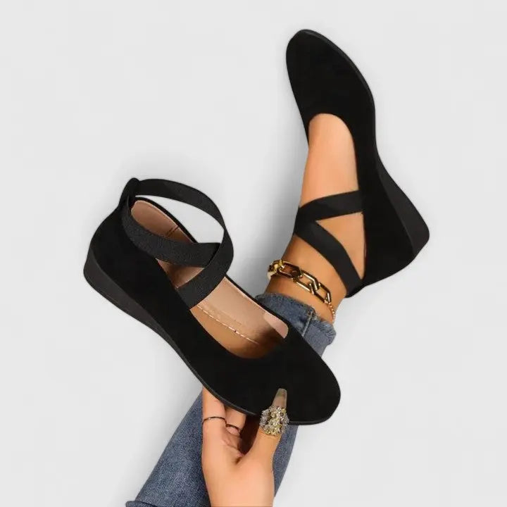 Flexible Strap Wedge Flats