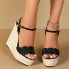 Elevated Wedge Sandals