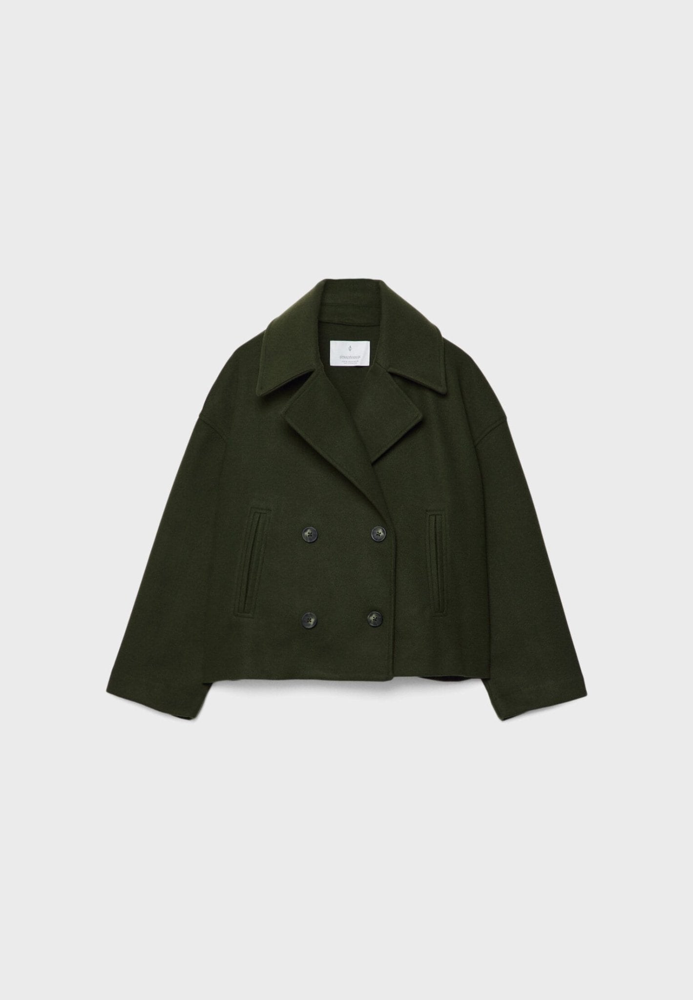 ダブルブレストショートジャケット – 上品なレディースアウター